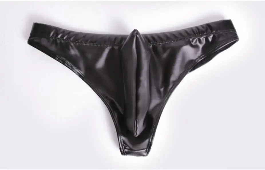 Мужские сексуальные шорты из искусственной кожи, сексуальные тонкие обтягивающие Стильные шорты с низкой посадкой