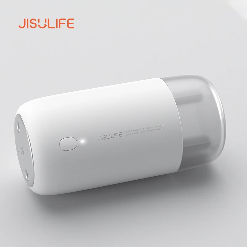 JISULIFE JB08 USB Tragbare Drahtlose Luftbefeuchter Dual Düse Dual Spray Mit LED Nacht Lampe 3600mAh Li Ion Batterie Für Home büro