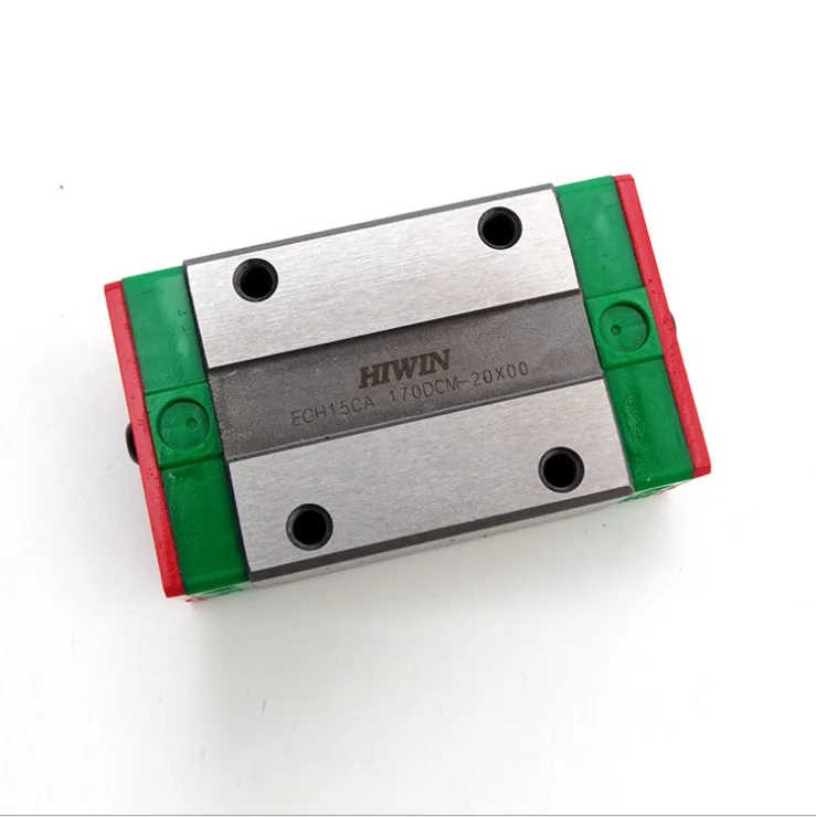 2pcs origial Hiwin rail EGR15-L 1000mm linear guide+ 4pcs EGH15CA carriage blocks for CNC router