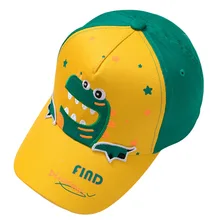 Детская бейсбольная кепка с рисунком динозавра для маленьких мальчиков и девочек, Кепка с рисунком от солнца для детей 3-8 лет