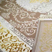 Мериносовая комната ковер 160x230 ≤nvista NF636 060 крем с золотом норки