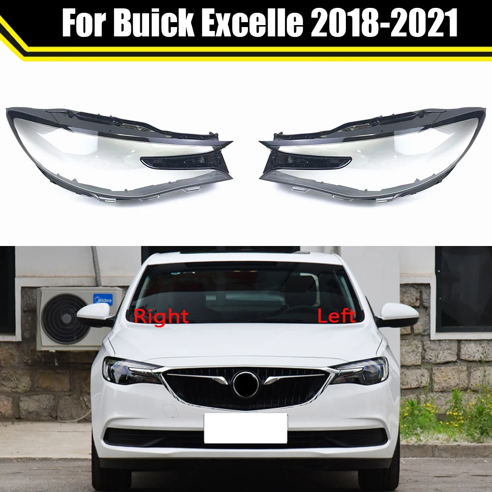 Car Headlight Cover For Buick Excelle 2018 2019 2021 Headlamp Transparent Lampshade Light Shell Glass Lens Cover Housing Case