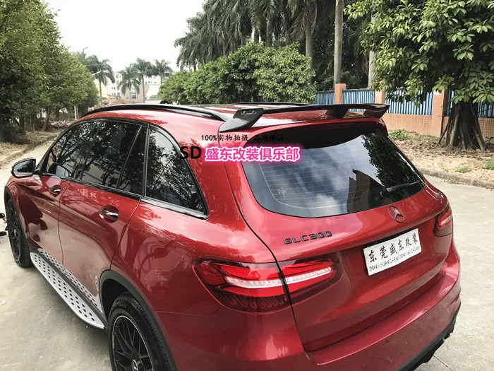 Подходит для Mercedes-Benz GLC63 GLC200 GLC260 GLC43 GLC63 задний спойлер из углеродного волокна заднее крыло