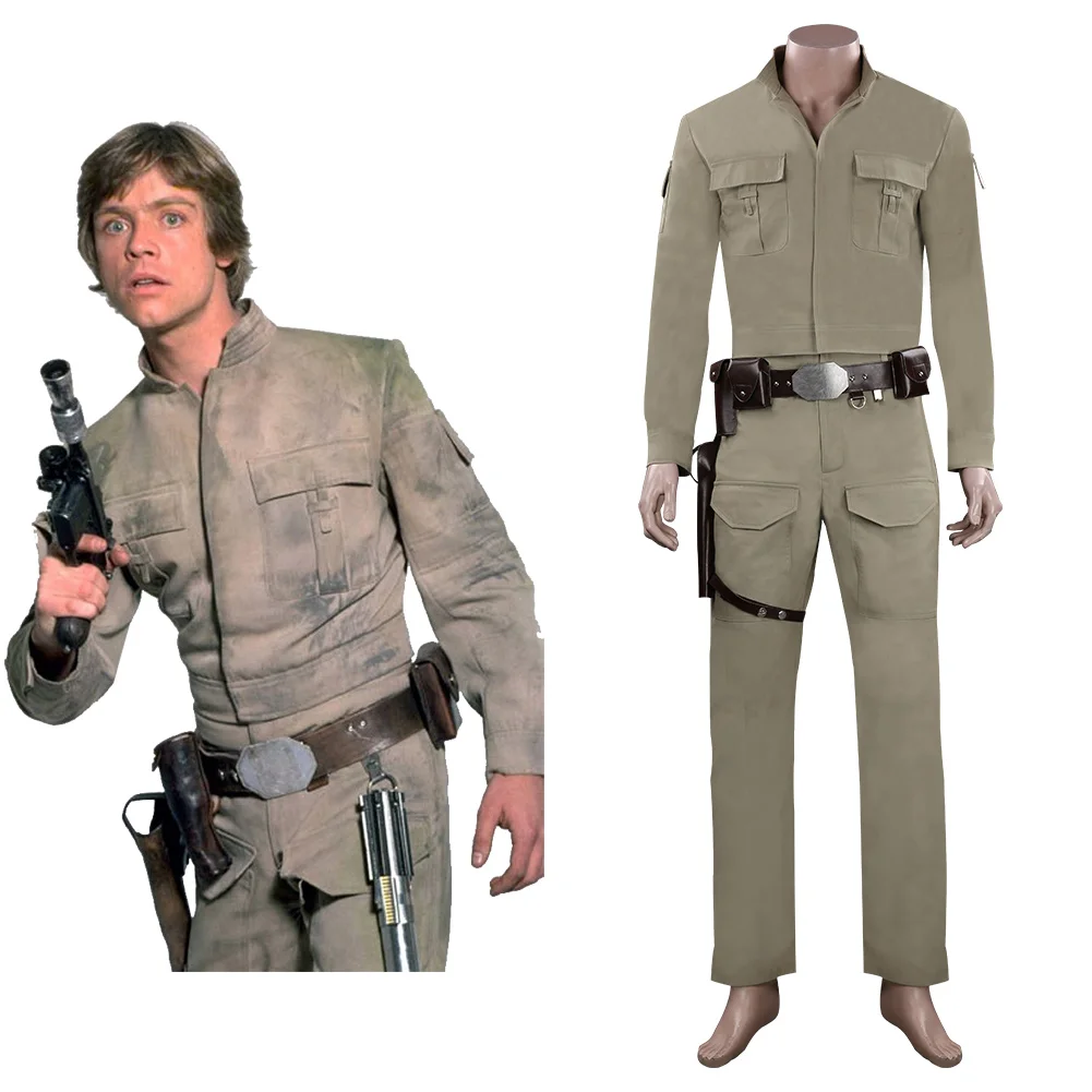 Luke skywalker cosplay traje roupas halloween carnaval terno|Fantasias ...