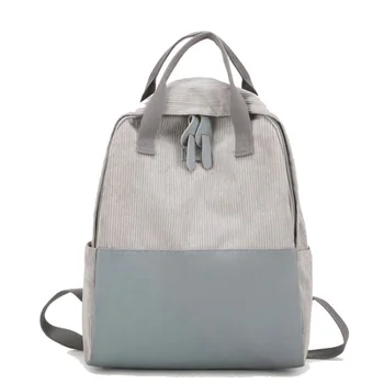 

Small fresh all-match solid backpack 2017 new female goddess canvas schoolbag female student campus.