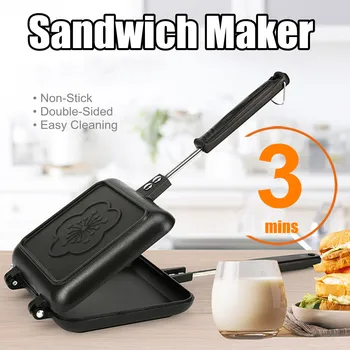 

Household gas non-stick frying pan Bread toast double-sided frying pan waffle maker pancake maker grill frying pan