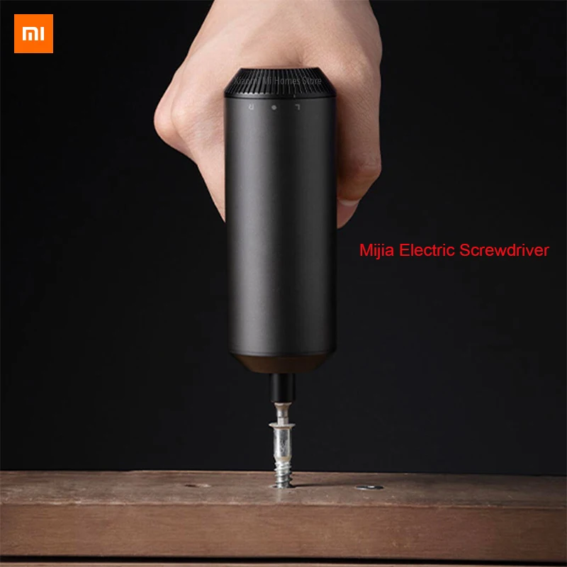 

Xiaomi Mijia Cordless Screwdriver Rechargeable Mijia Electric Screwdriver 5N.m With 12Pcs S2 Screw Bits Li-ion For home