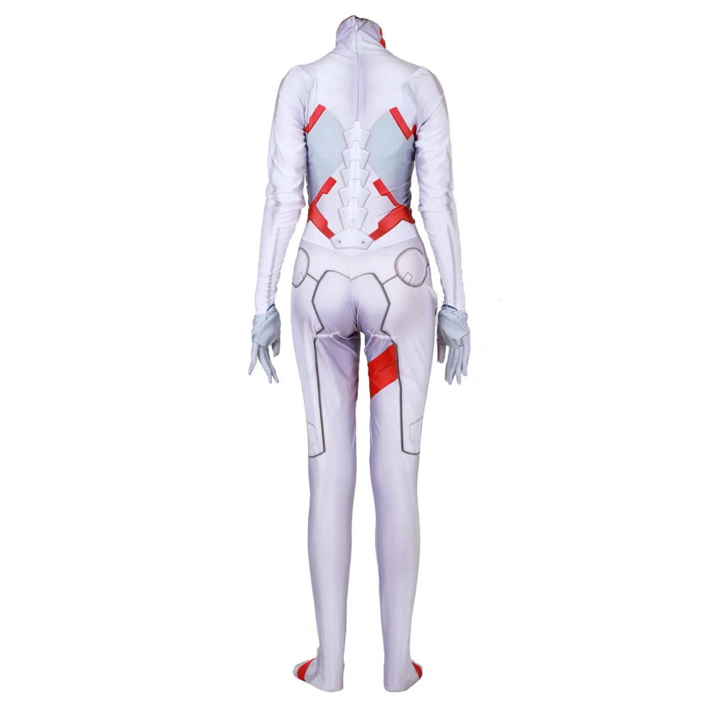 Darling in the frankxx 02 Zero два костюм зентай для косплея боди костюм комбинезоны костюмы на Хэллоуин для женщин