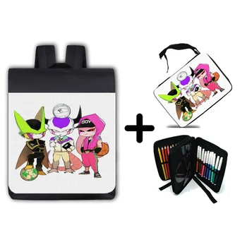 

PACK BACKPACK AND CASE DRAGON BALL EVIL SOCCER school