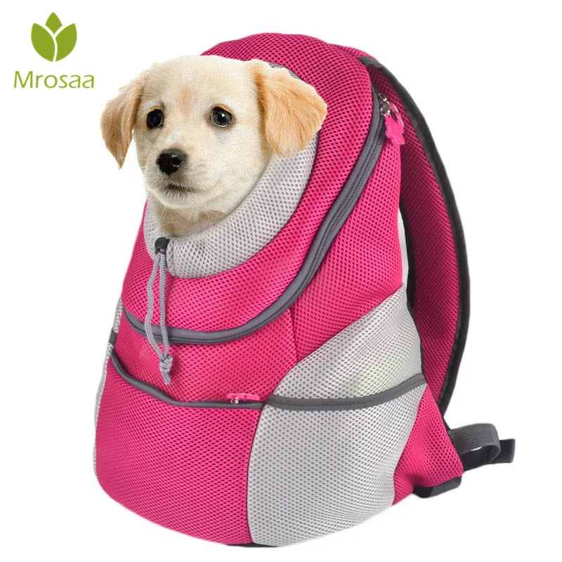 5 цветов переносная сумка для собак на открытом воздухе Передняя сумка для собак сетчатый рюкзак с двойным плечом портативный дорожный рюкзак