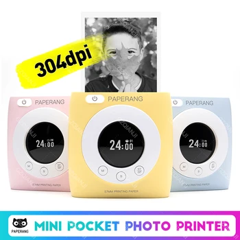 

Bluetooth Photo Printer 58mm Wireless Mini Paperang P2S 300 dpi Thermal printer Label protable Android iOS mobile phone printer