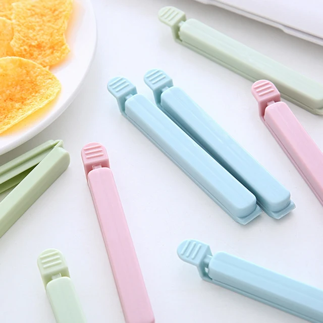 5 db/10 db Househouts Étel Snack Tároló Pecsét Tömítő Táska Klipek Szorító Konyhai Szerszám Otthoni Ételek Bezárása Klip - Image 2
