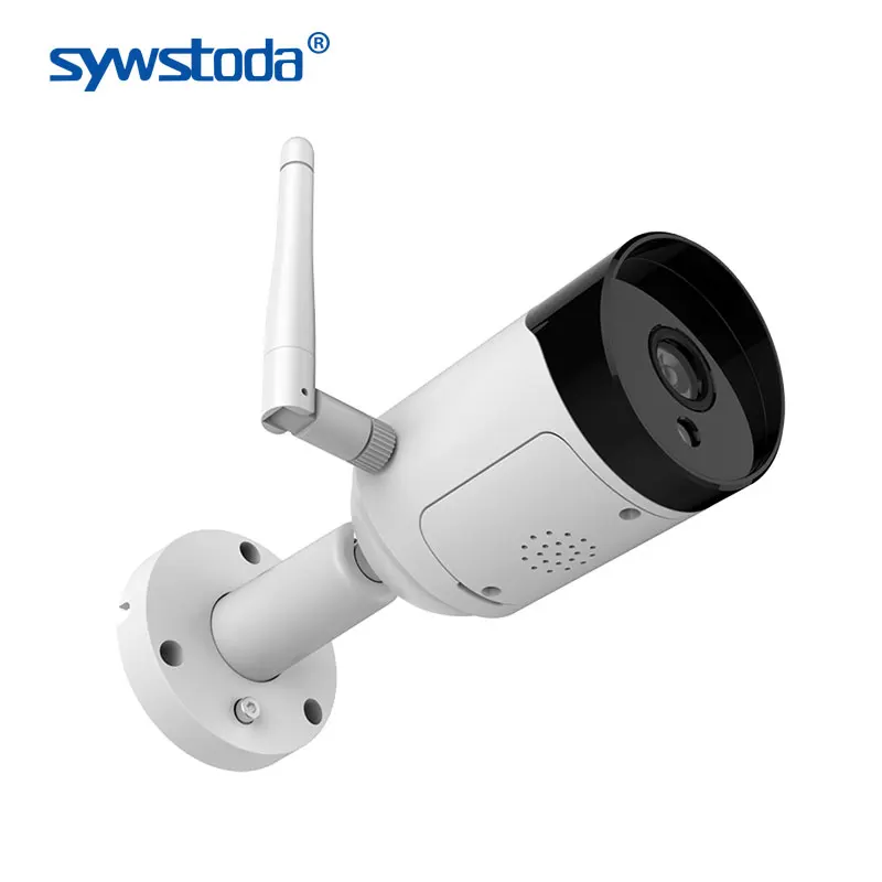 Wi Fi камера 1080P ONVIF Беспроводная сигнализация Push CamHi P2P 2MP CCTV Bullet наружная IP со слотом