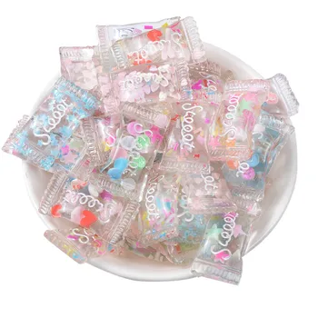 

5Pcs DIY Crystal Slime Supplies Sweet Candy Accessories Phone Case Decoration for Slime Filler Miniature Resin Toys for Children