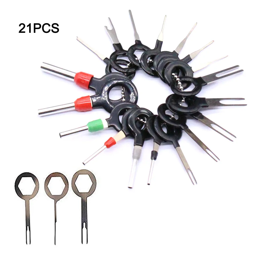 

Car Terminal Removal Electrical Wiring Crimp Connector Pin Extractor Kit Automobiles Terminal Repair Hand Tools