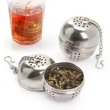 Чайники из нержавеющей стали в форме яиц, ситечко для заварки, запирающий шар для специй 4 см LX8546