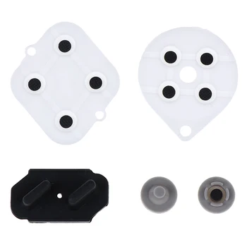 

5pcs/set Controller Gamepad Conductive Rubber Pads Button Pad Keypads Replacement For SNES