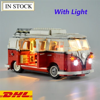 

10220 Brick Vehicle Toy Model T1 camper van car Buidling Blocks