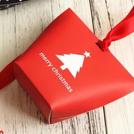 Christmas Square Bottom Gift box,Christmas favor box, christmas decoration, holiday gift box 30PCS/LOT 