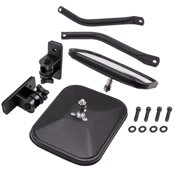

For Jeep Wrangler JK TJ Quick Release Mirrors Doors Off Rectangular 1997-2018