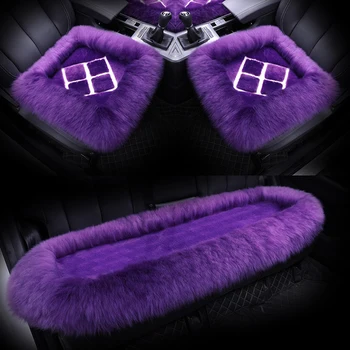 

Winter 5 Colors Car Seat Covers High Level Plush Seat Mat Protector Soft Universal Car Seat Cushions Auto Accessories Cape