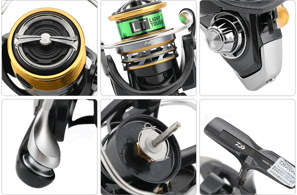 18 DAIWA EXCELER LT 1000DXH 2000DXH 2500XH 3000CXH 4000DCXH 5000DC 6000DH спиннинговая Рыболовная катушка с высоким передаточным соотношением 5BB LT Body