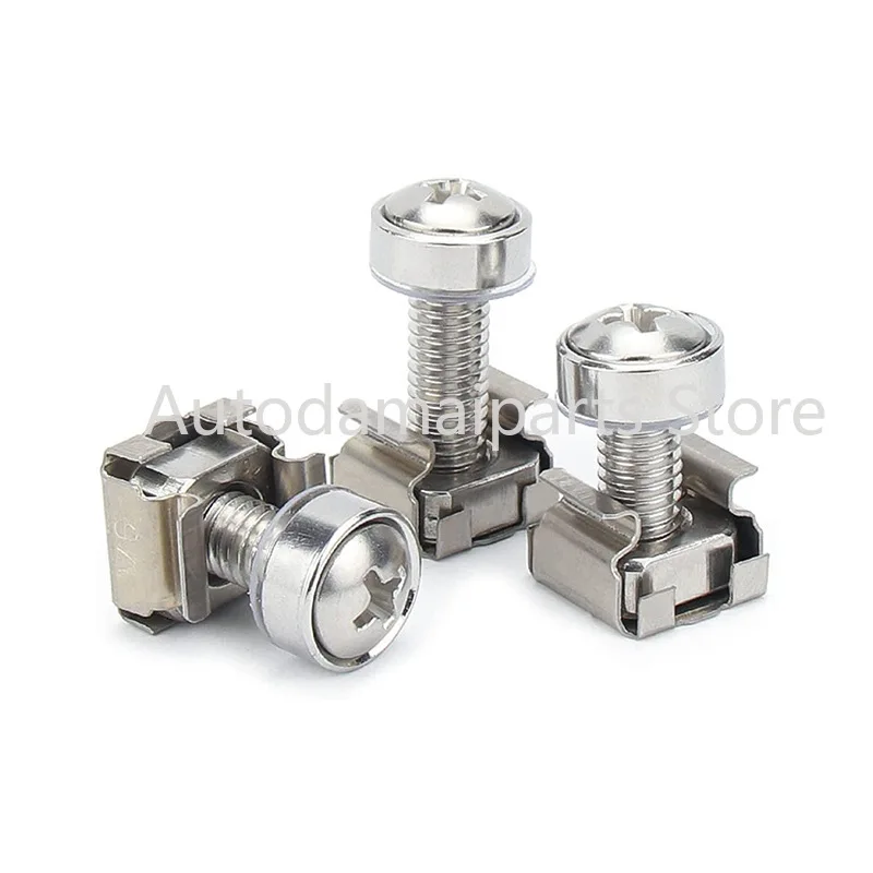 50 Boxed Cage Nuts Cage Nuts Metal Square Nuts M5 Marine Cage