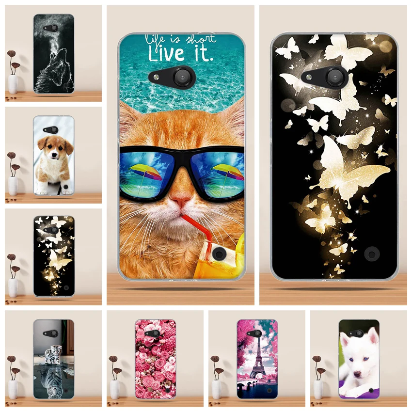 Чехол для Nokia Microsoft Lumia 550 силиконовый чехол телефона N550 чехол|case for nokia|case forsilicone cover