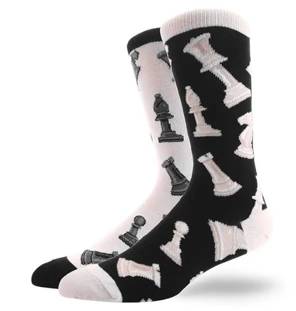 Хлопковые мужские носки в стиле Харадзюку, модные толстые японские креативные носки, забавные подарочные носки для счастливых мужчин - Цвет: 18050-8