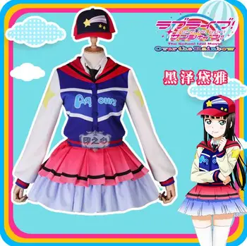 

Lovelive Sunshine Aqours Next SPARKLING Over the Rainbow All Member Cosplay Costume Woman Suits