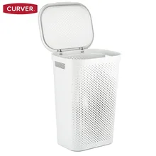 Корзина для белья CURVER &quotINFINITY&quot 59 л серая|Корзины белья|