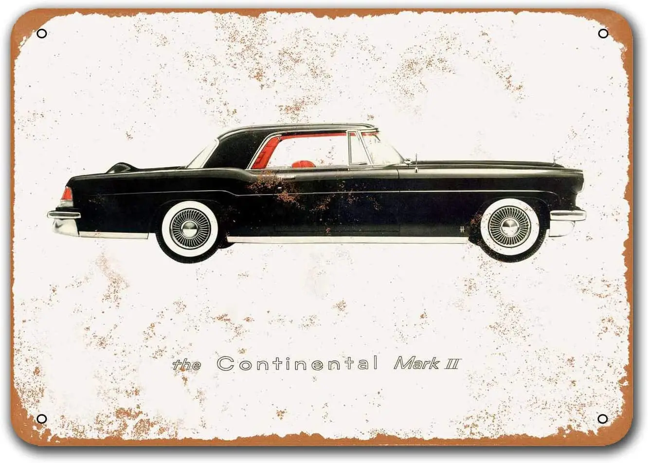 1956 Lincoln Continental Mark II винтажные автомобильные жестяные знаки Sisoso металлические