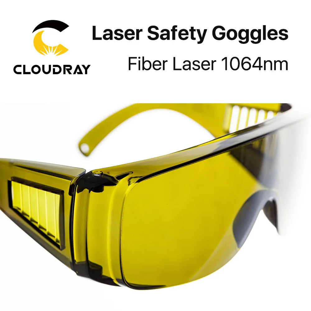 Cloudray 1064nm защитные очки Стиль B лазерные защитные очки 850-1300nm OD4+ CE для волоконного лазера