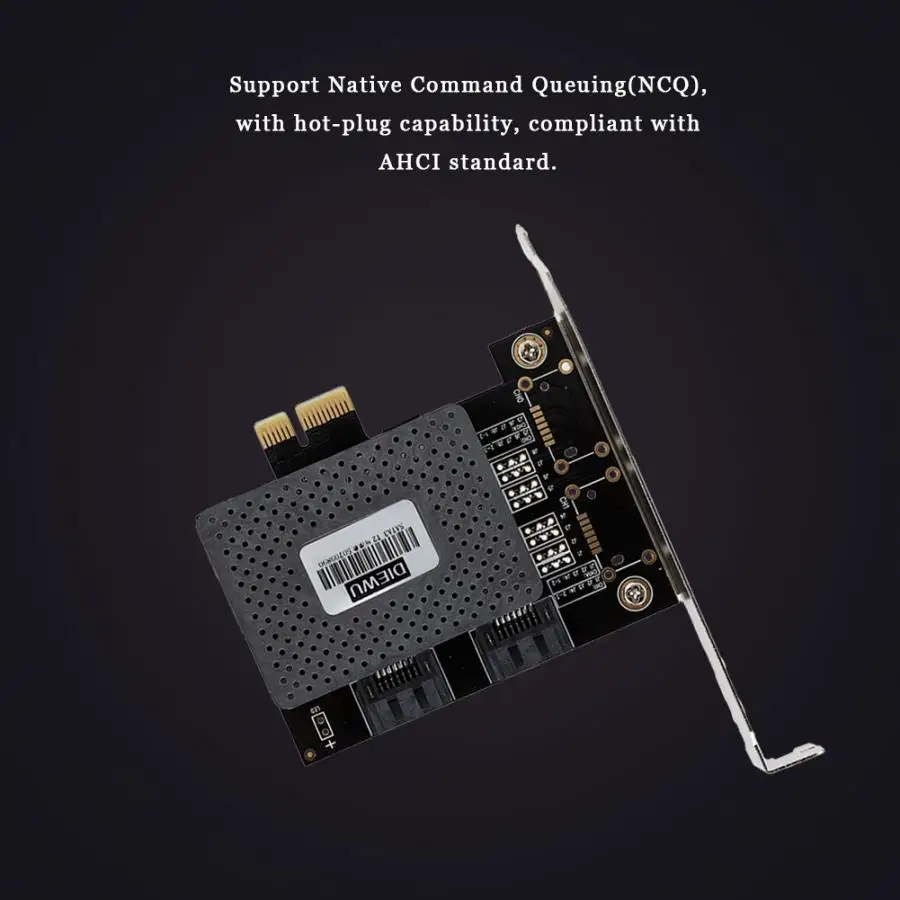 PCI-E 1X к 2xSATA3 Плата расширения SATA3.0-T2 адаптер 6 Гбит/с для ASMedia/ASM1061 чип