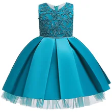 Год платье для девочки;новогодний костюм для девочки;карнавальные костюмы для девочек вышивкой;праздничное платье для девочки платье принцессы для свадебной вечеринки;детские платья1, 2,3,4,5,6,7, 8 лет