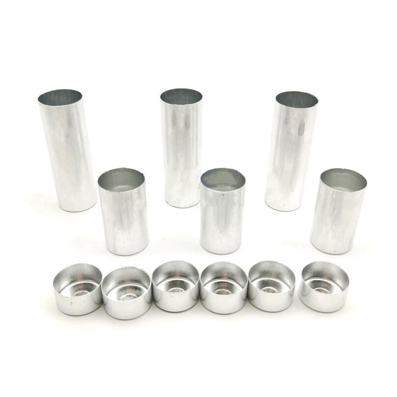 50pcs Dental Lab Aluminum Cartridge Length 120mm Flexible Denture