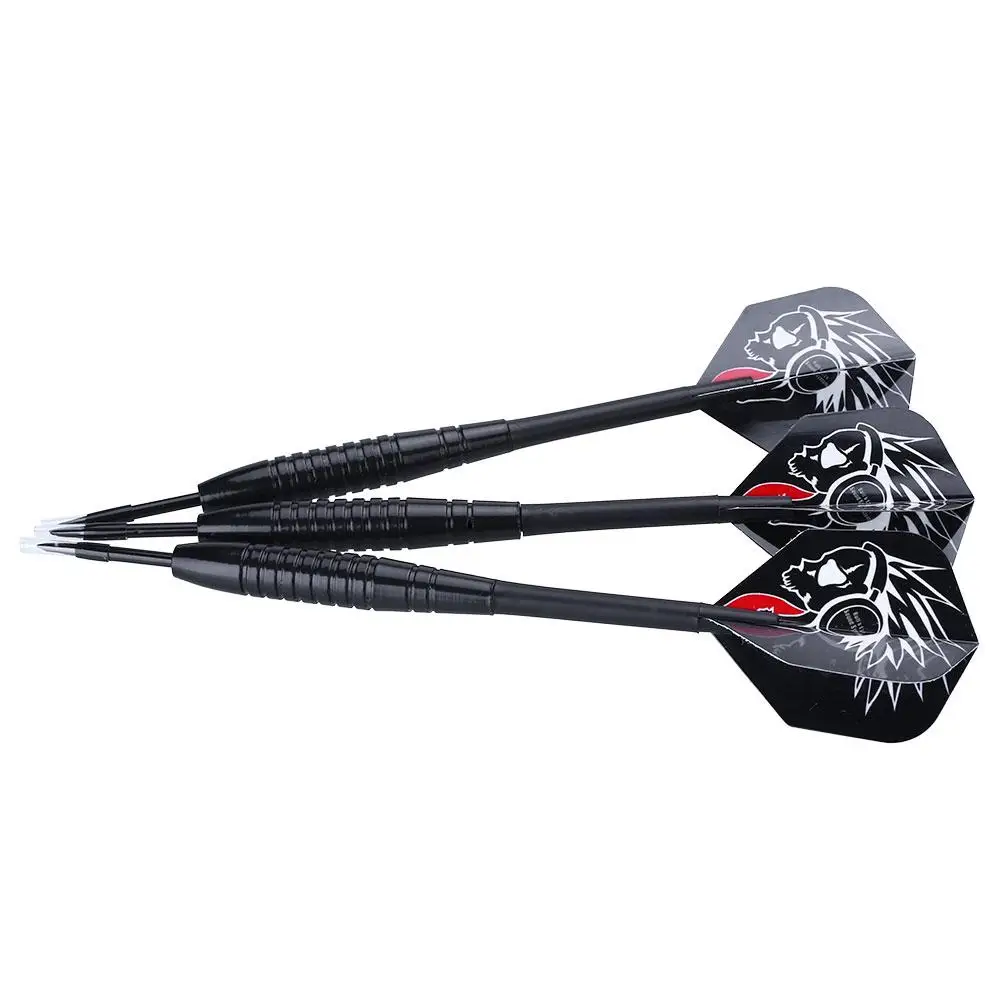 3pcs Iron Tip Darts 22g Shafts Nice Flight Harrow Point Barrel Throwing