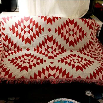 

Vintage American Country Vintage Blanket Indian Sofa Cover Carpet Nordic Decorative Blanket Creative