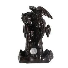 Керамика драконы обратного потока благовоний горелка курильница домашний декор благовоний держатель религиозный курильница хогард