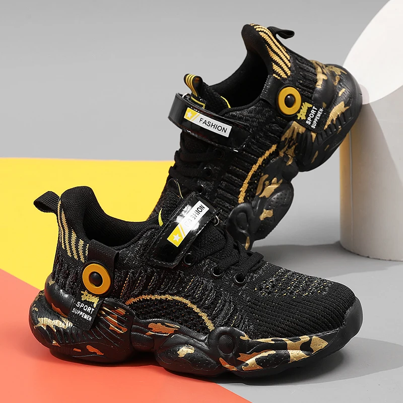 

2020 New Summer Breathable Lightweight Kids Shoes Children Boys Sneakers Casual Sport Running Kids Shoes