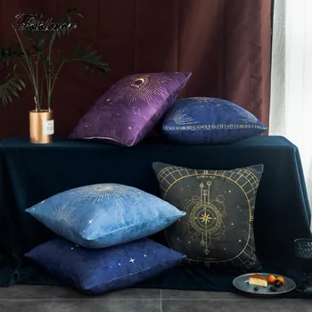 

FSISLOVER Cute Cotton Cushion Cover Waterproof Pillowcase Nordic INS Decorative Cushion Sofa Pillow Case