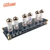 GHXAMP IV11 Electronic Valve VFD Clock High-end Retro Fluorescent Tube Clock 255 Colors Acrylic Material USB-C DC 5V 1PC 2