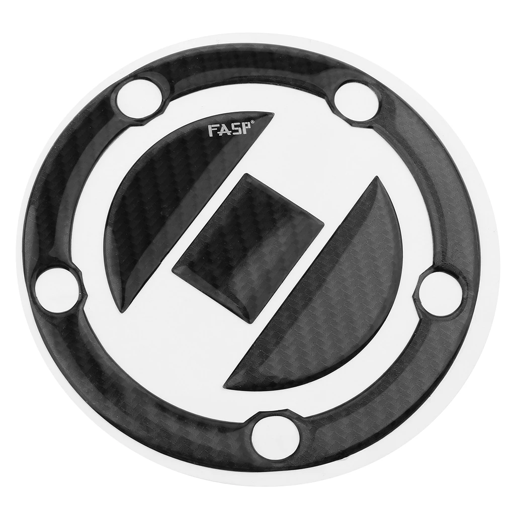 Self-Adhesive 5D Motorcycle Carbon Fiber Gas Tank Filler Cap