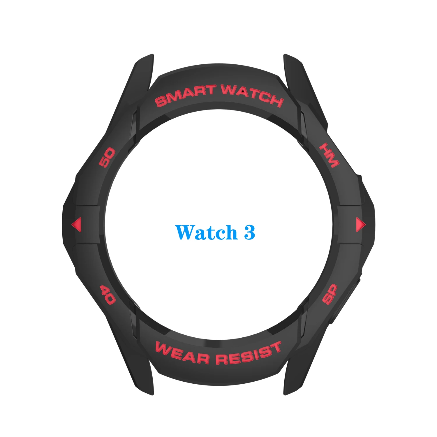 TPU Soft Frame Full Edge Protector Case Shell For Huawei Watch 3/3 Pro Smartwatch 3pro Sport Watch Band Protective Bumper Cover 