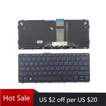 

for HP Pro x2 612 G1 Black Frame US Layout Backlit Laptop Keyboard Clavier