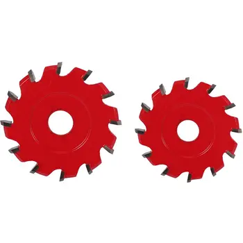 

2 Pcs Circular Saw Cutter Round Sawing Cutting Blades Discs Open Composite Panel Slot Groove Aluminum Plate 10mm & 8mm