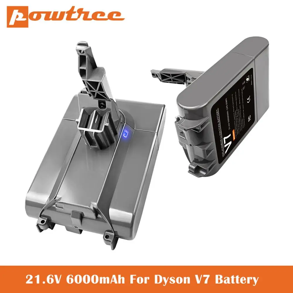 6000Mah 21.6V Per Dyson V7 Batteria Motorhead Animal Trigger Car Boat Assoluto V7 Batteria Di Ricambio Aspirapolvere Portatili