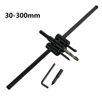 

Hole Opener Accessories 30-300mm Adjustable Wood Circle Hole Saw Drill Bit Cutter Kit Power DIY Tool Set Brand New