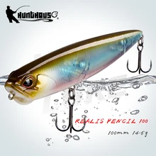 Hunthouse realis lápis isca de pesca topwater stickbait flutuante 2.56in/3.93in 0.19oz/0.5oz iscas duras aritificial para pike bass