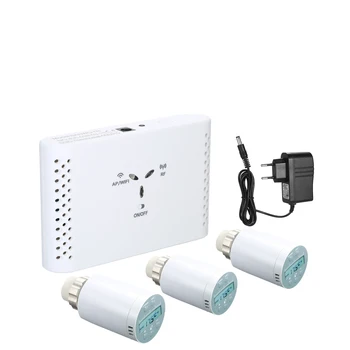 

WIFI Smart Thermostat Temperature Controller for Electric Floor Heating Water Wireless Reciver Voice Remote Control Programmable